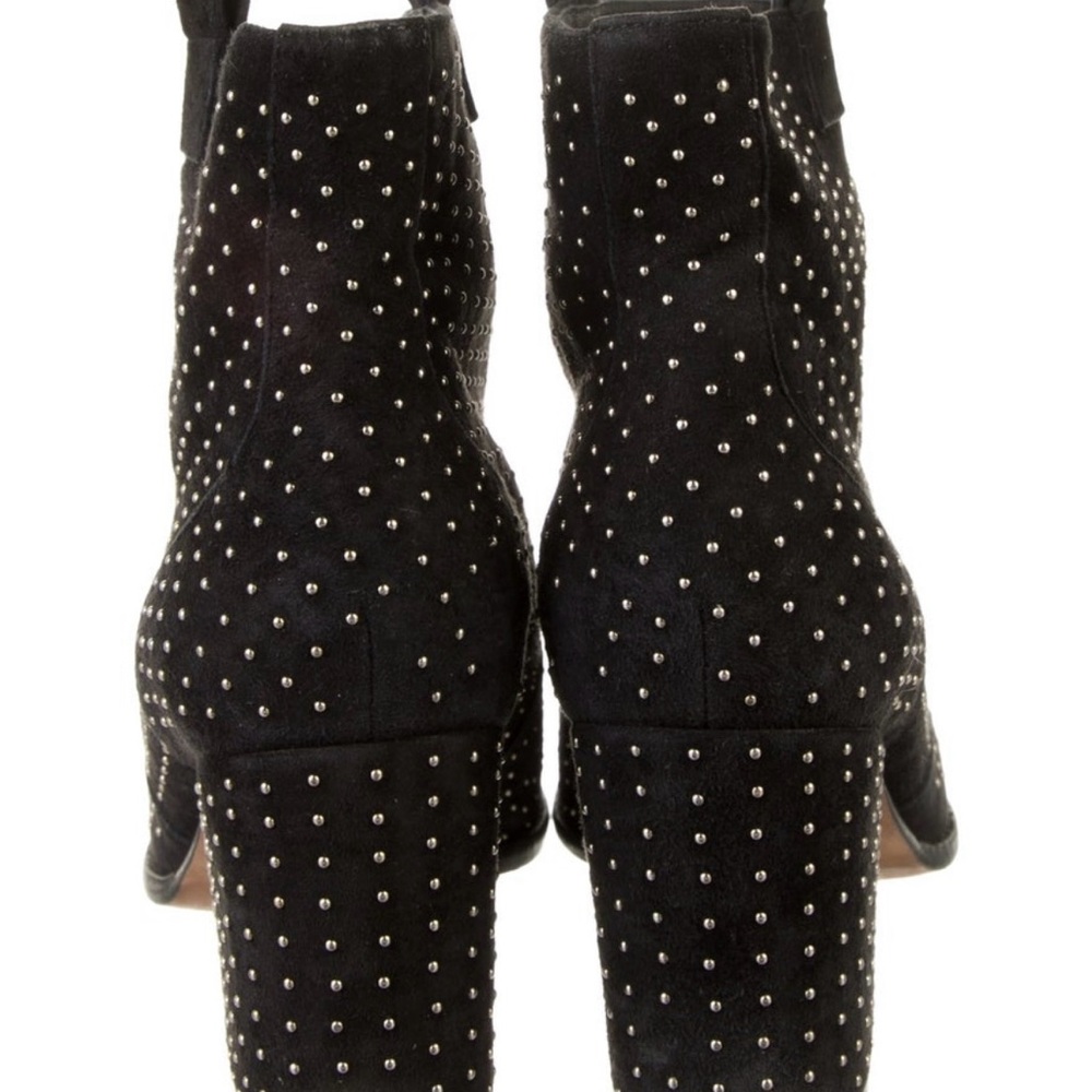 Rebecca Minkoff Black Studded Ankle Booties - Picture 8 of 10